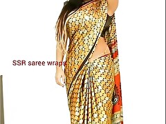 Telugu aunty saree satin saree  sexual congress sheet fixing 1 4